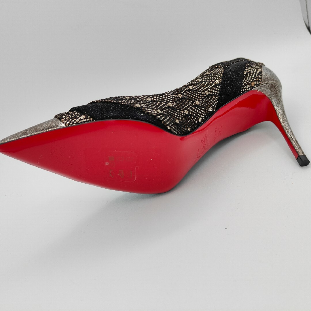 Christian Louboutin - 美品☆ルブタン ラメ ツイード パンプス Christian Louboutin - 美品☆ルブタン ラメ ツイード パンプス