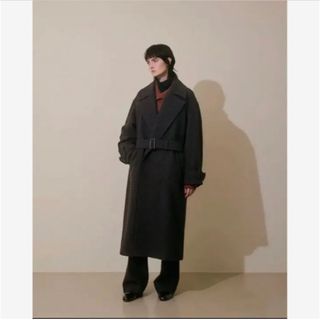 YOKE - YOKE  DOUBLE BREAST OVERCOAT