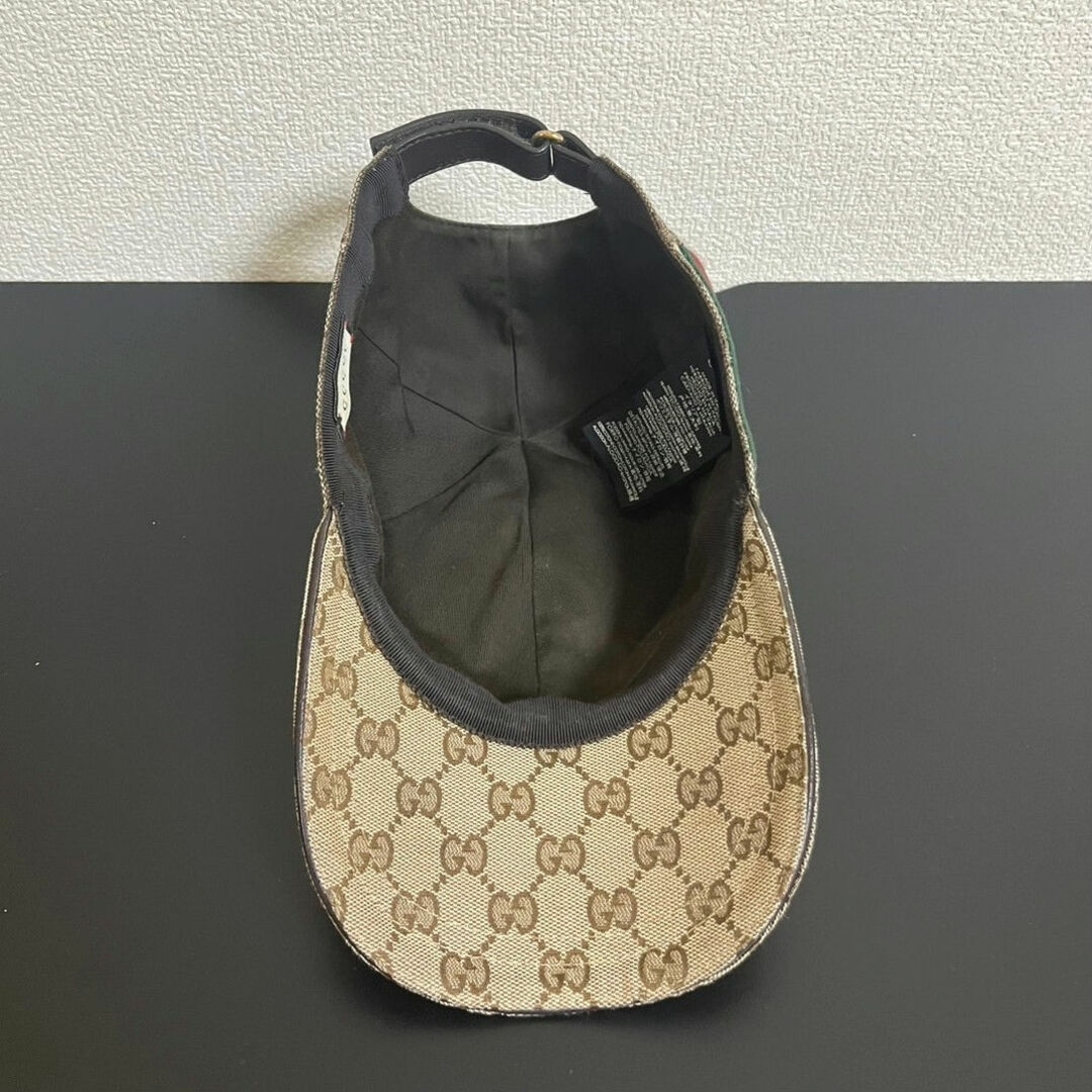 大幅お値下げ中 GUCCI キャンバス ベースボールキャップ