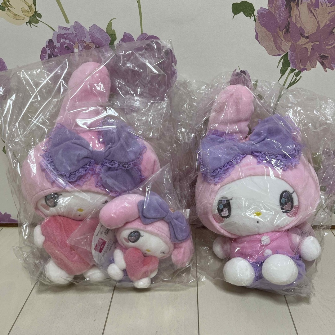 マイメロディ(マイメロディ)のラルム　LARME  マイメロディぬいぐるみ3点セット エンタメ/ホビーのおもちゃ/ぬいぐるみ(ぬいぐるみ)の商品写真