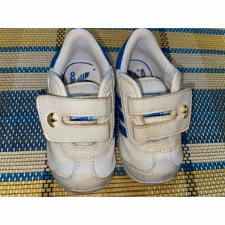 adidas ベビーシューズ ホワイト/ブルー