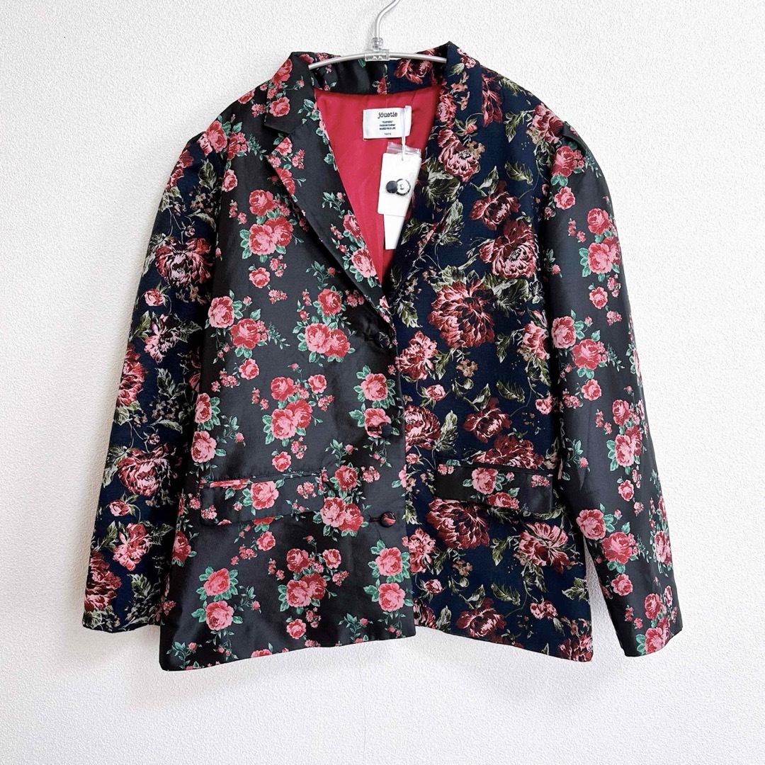 jouetie - 【 ジュエティ 】 黒 ネイビー 花柄 切り替え 新品