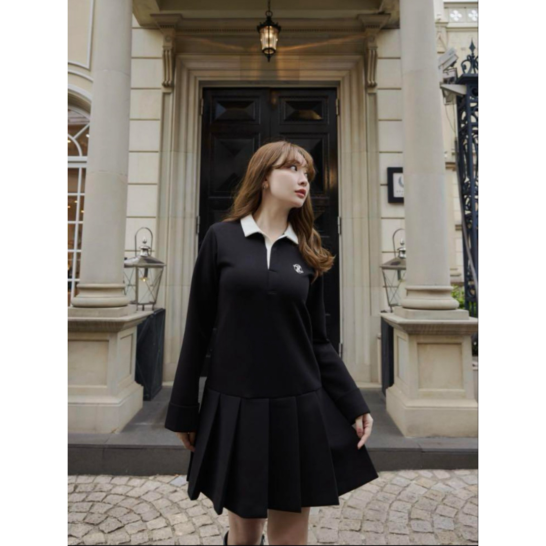Her lip to - Herlipto Polo Pleated Mini Dress Mサイズの通販 Her lip to - Herlipto Polo Pleated Mini Dress Mサイズの通販