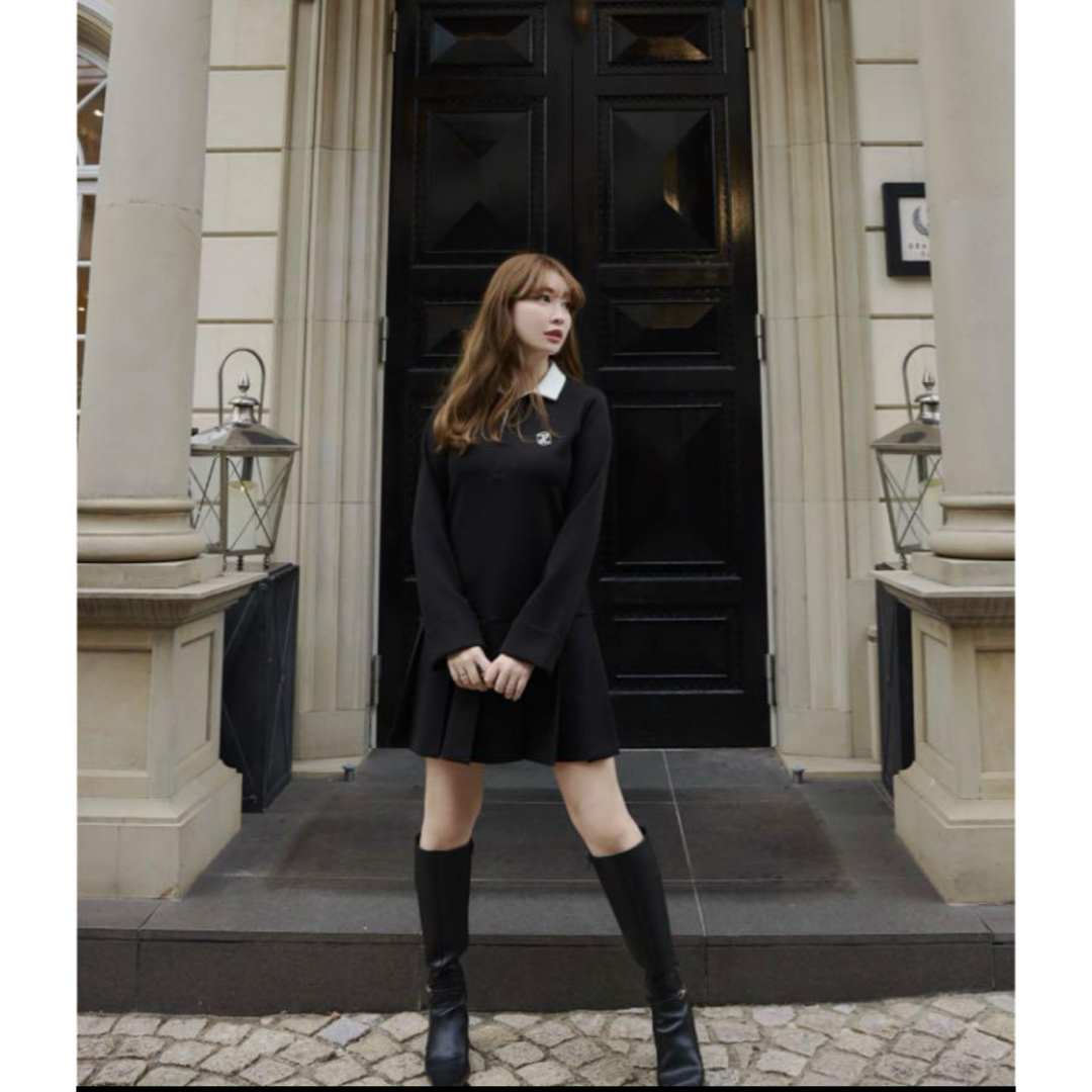 Her lip to - Herlipto Polo Pleated Mini Dress Mサイズの通販 Her lip to - Herlipto Polo Pleated Mini Dress Mサイズの通販