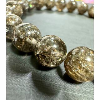 キラキラ 花火ルチル ブラックシルバー 水晶 8mm ブレスレット キラキラ 花火ルチル ブラックシルバー 水晶 8mm ブレスレット