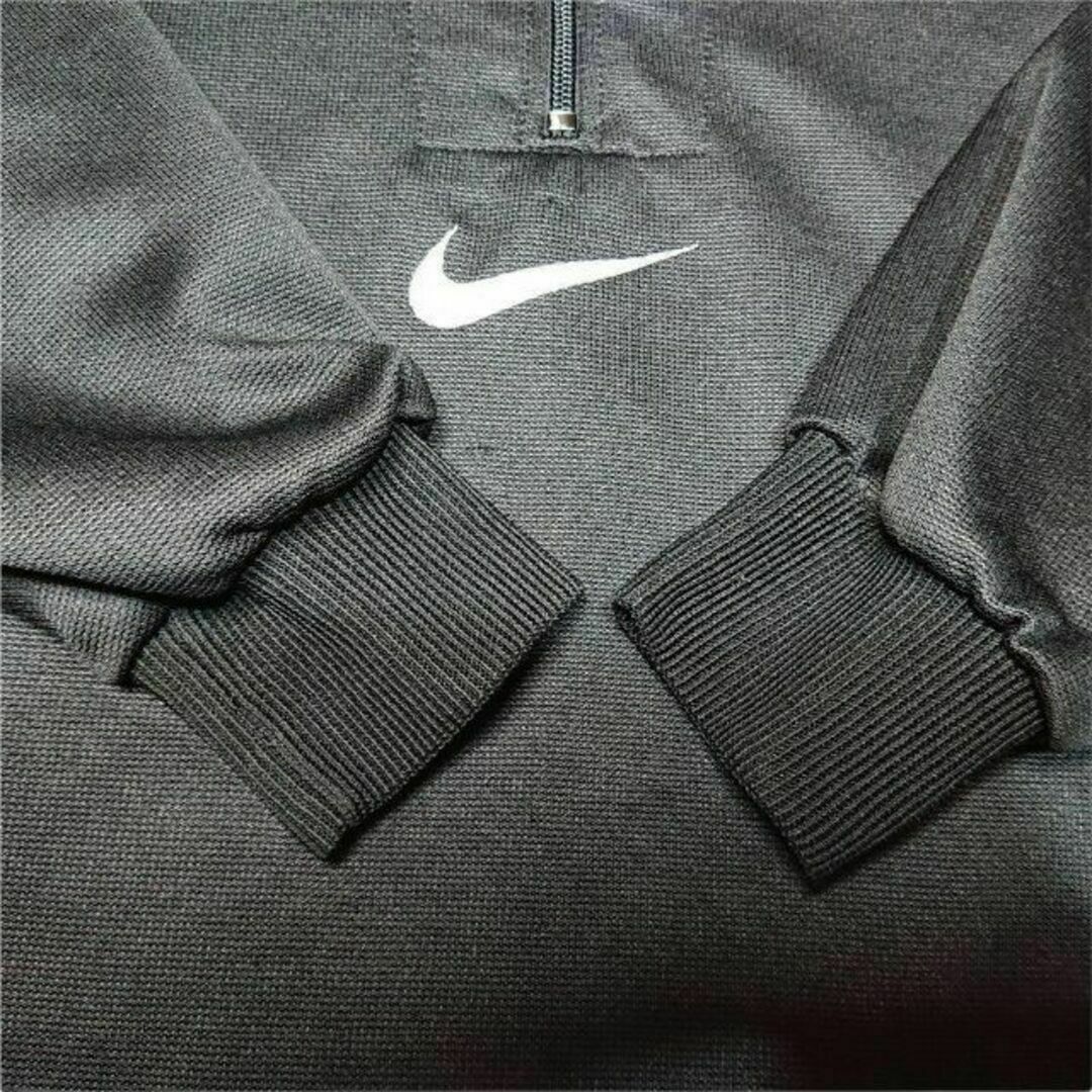 NIKE - NIKE白タグ90sハーフジップパーカー黒ナイキ古着ビッグス NIKE - NIKE白タグ90sハーフジップパーカー黒ナイキ古着ビッグス