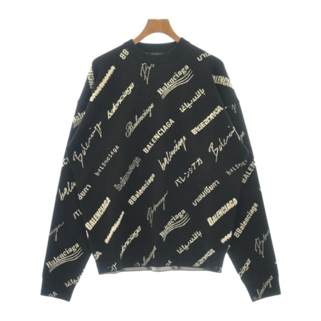 BALENCIAGA - BALENCIAGA バレンシアガ ニット・セーター S 黒x BALENCIAGA - BALENCIAGA バレンシアガ ニット・セーター S 黒x