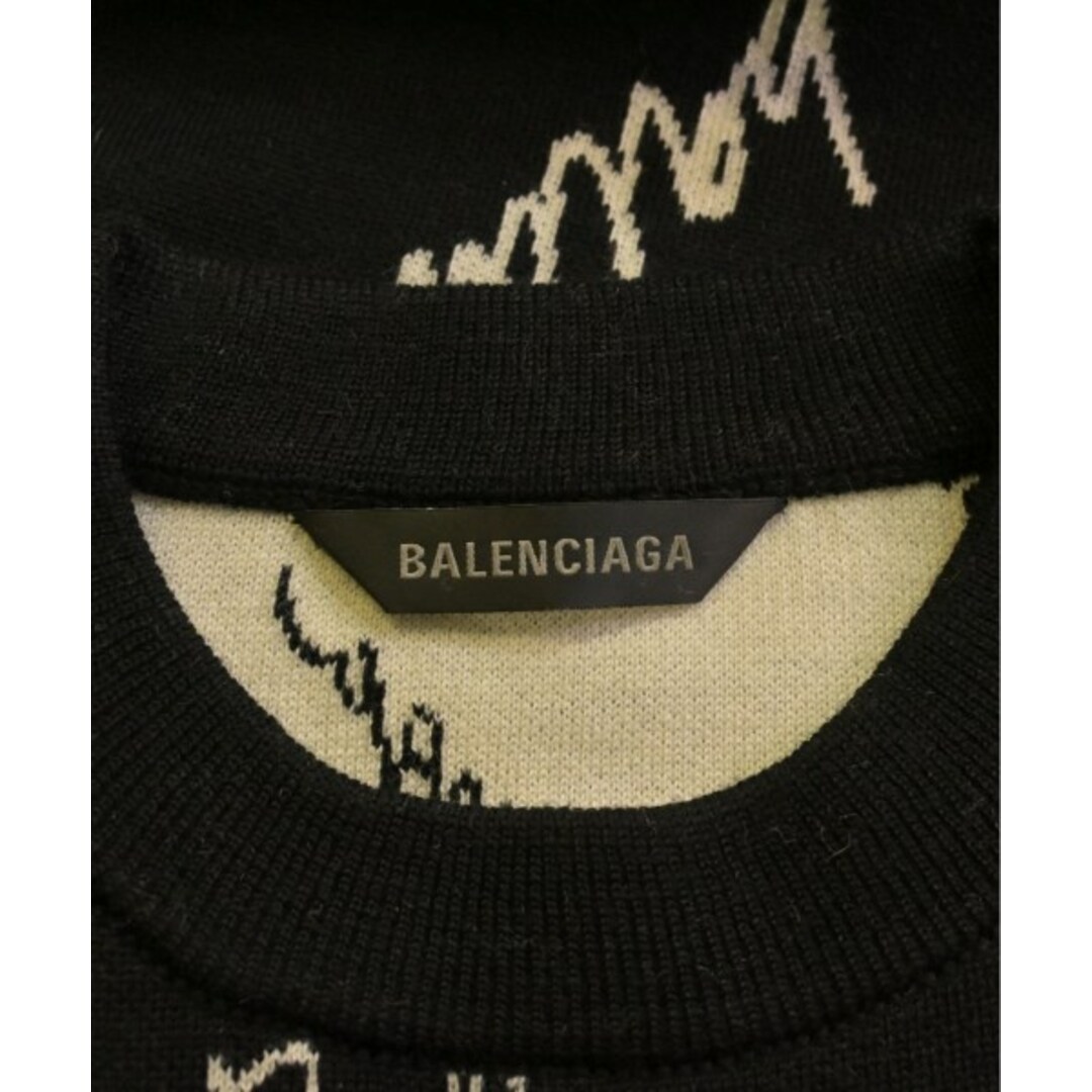 BALENCIAGA - BALENCIAGA バレンシアガ ニット・セーター S 黒x BALENCIAGA - BALENCIAGA バレンシアガ ニット・セーター S 黒x