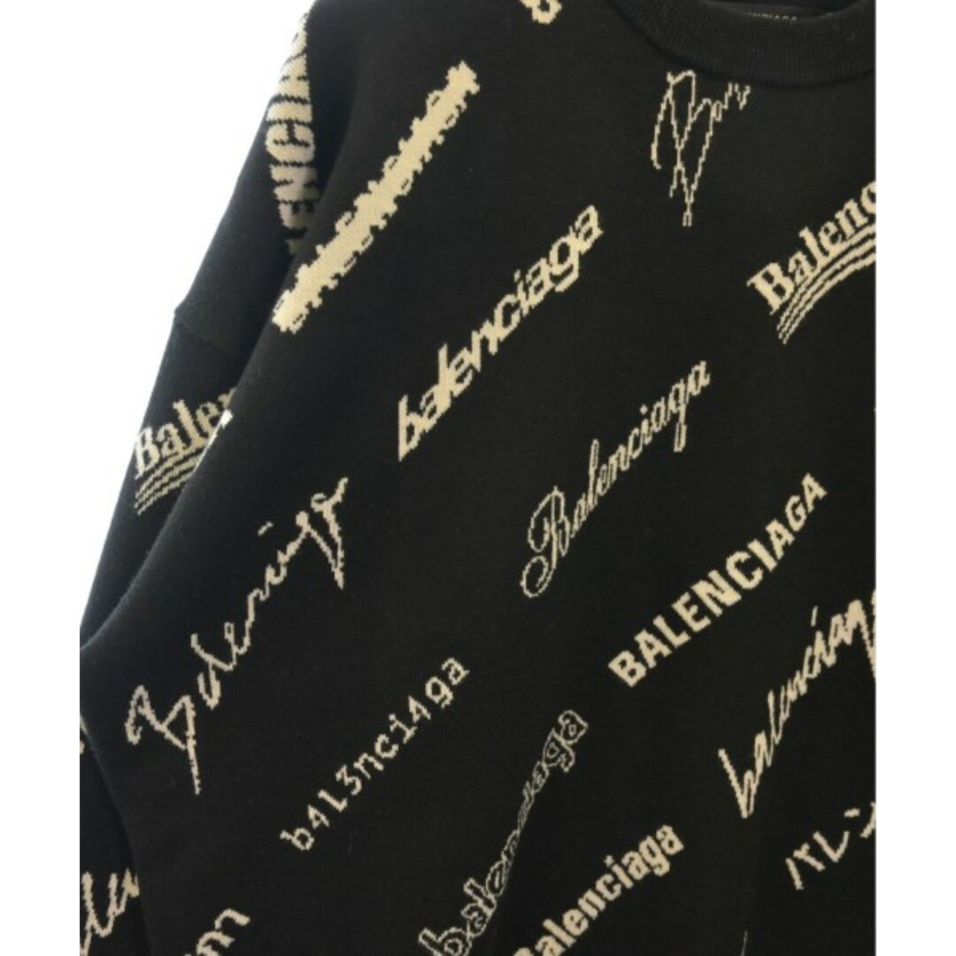 BALENCIAGA - BALENCIAGA バレンシアガ ニット・セーター S 黒x BALENCIAGA - BALENCIAGA バレンシアガ ニット・セーター S 黒x