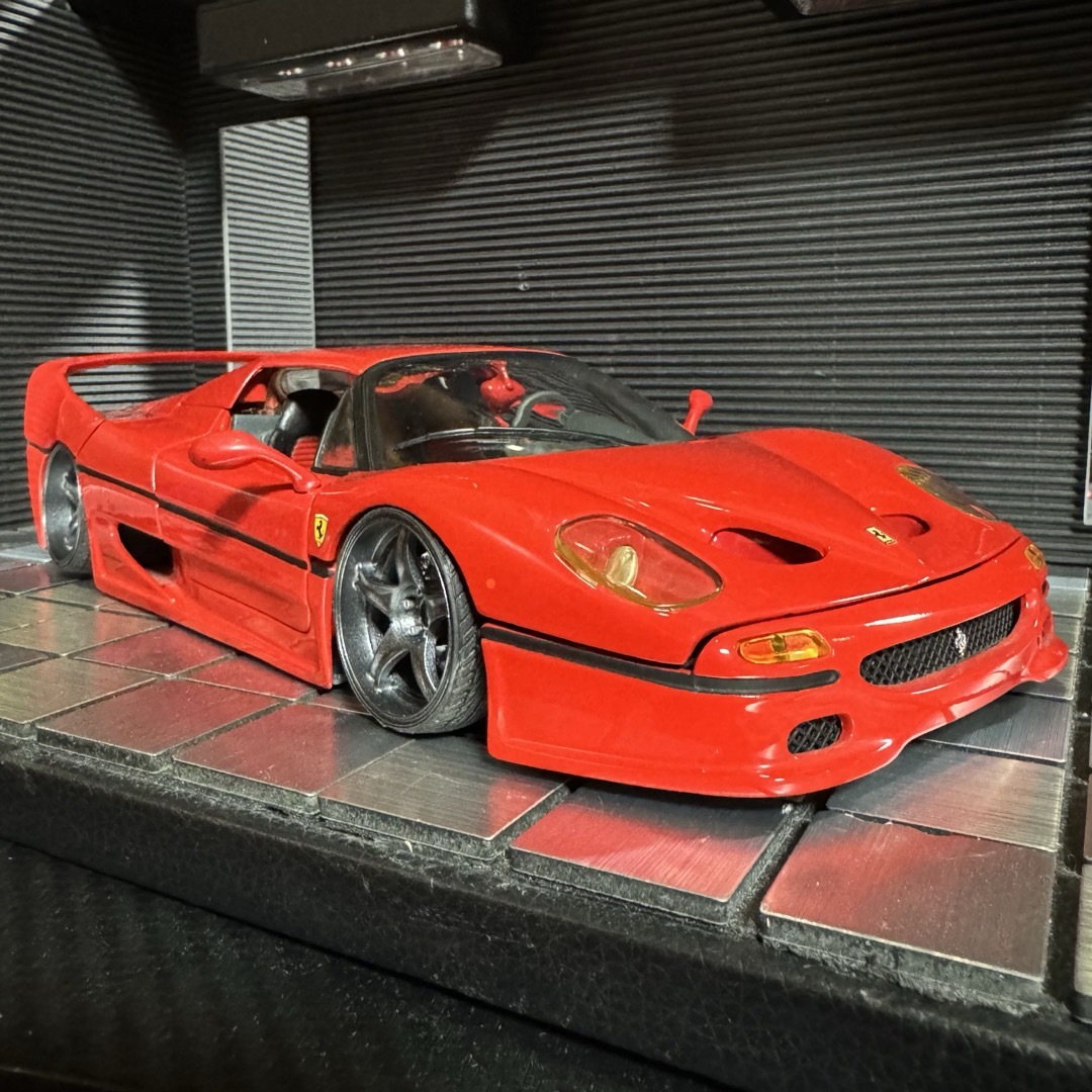 HOTWHEELS 1/18フェラーリ F50 (カスタム仕様)の通販 by HOTWHEELS 1/18フェラーリ F50 (カスタム仕様)の通販 by