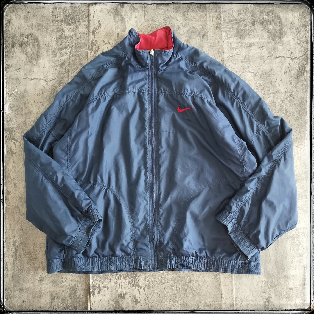 NIKE - 【A80】レア 90s 白タグ NIKE ナイロンジャケット USA NIKE - 【A80】レア 90s 白タグ NIKE ナイロンジャケット USA