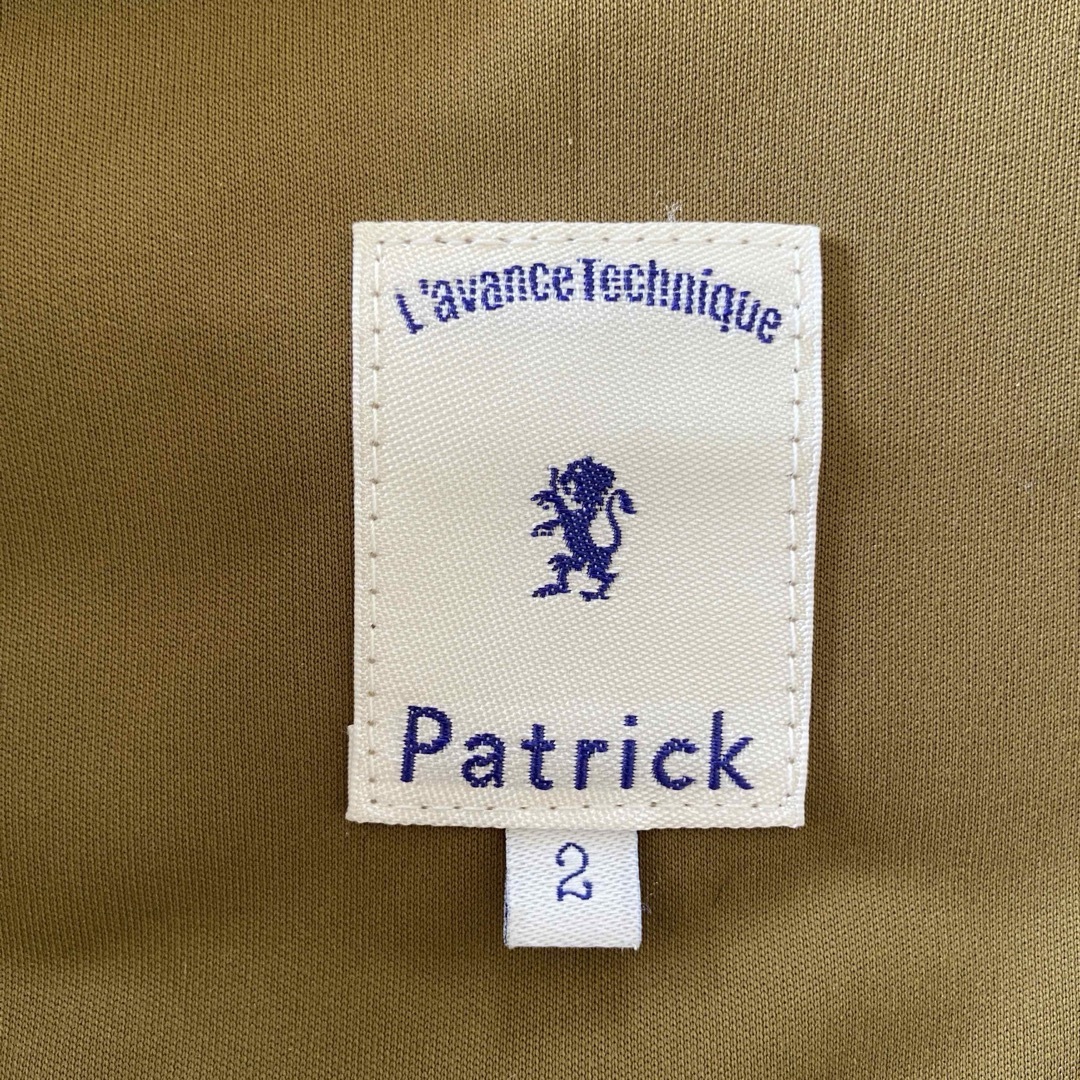 Patrick パトリック プルオーバーアノラックパーカー サイズ2 カーキ
