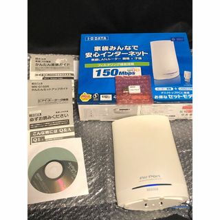 アイオーデータ(IODATA)のIO DATA 　WN-G150R-U　無線LANルーター＋USB子機セット(PC周辺機器)