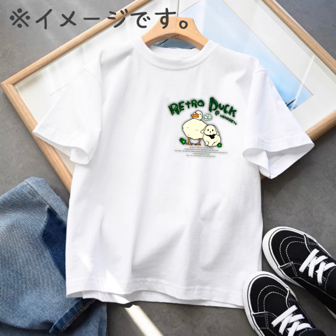 アヒルとウサギ★アイロン転写シート ハンドメイドの素材/材料(各種パーツ)の商品写真