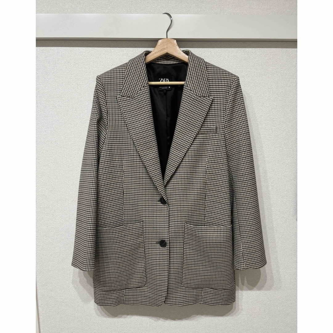 ZARA - ZARA チェック柄 ジャケットの通販 by shop|ザラならラクマ ZARA - ZARA チェック柄 ジャケットの通販 by shop|ザラならラクマ