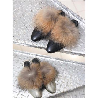 シールームリン(SeaRoomlynn)のroom306comtemporary fox fur sandal(サンダル)