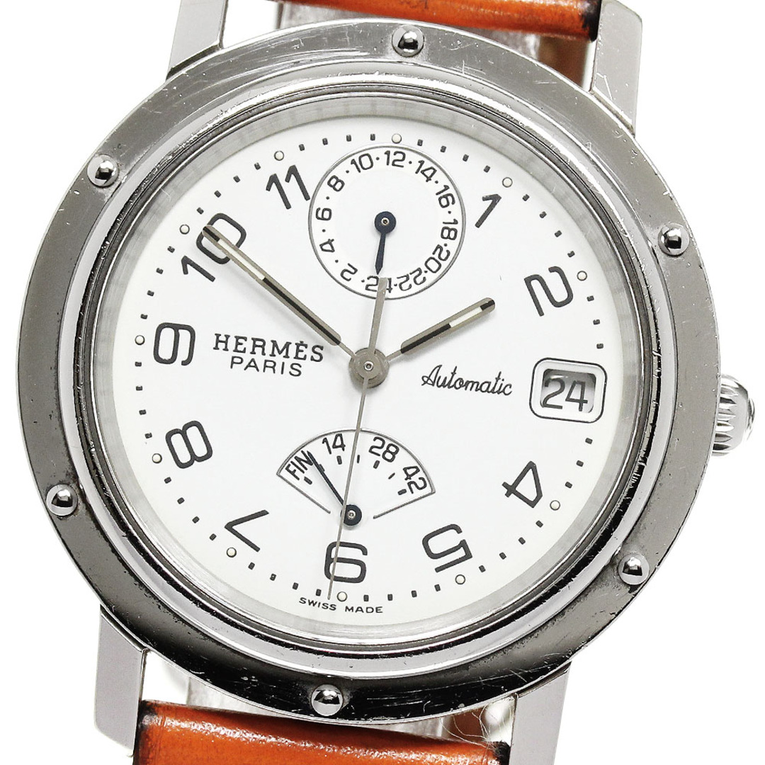 HERMES - エルメス HERMES CL5.710 クリッパー パワーリザーブ 自動巻き メンズ _845069