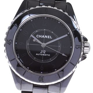 シャネル(CHANEL)のシャネル CHANEL H6185 J12 ファントム 自動巻き メンズ 良品 保証書付き_845125(腕時計(アナログ))
