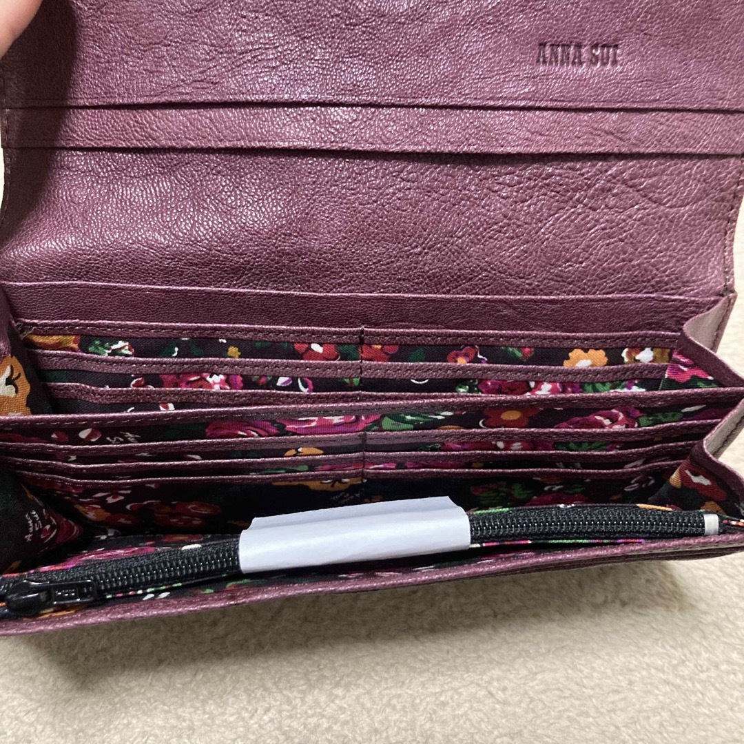 アナスイ ANNA SUI 長財布 ローズウッド ボルドー アナスイ ANNA SUI 長財布 ローズウッド ボルドー