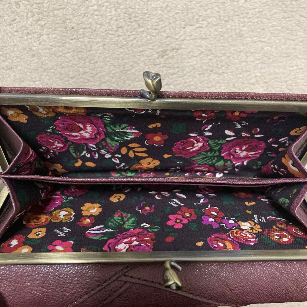 アナスイ ANNA SUI 長財布 ローズウッド ボルドー アナスイ ANNA SUI 長財布 ローズウッド ボルドー