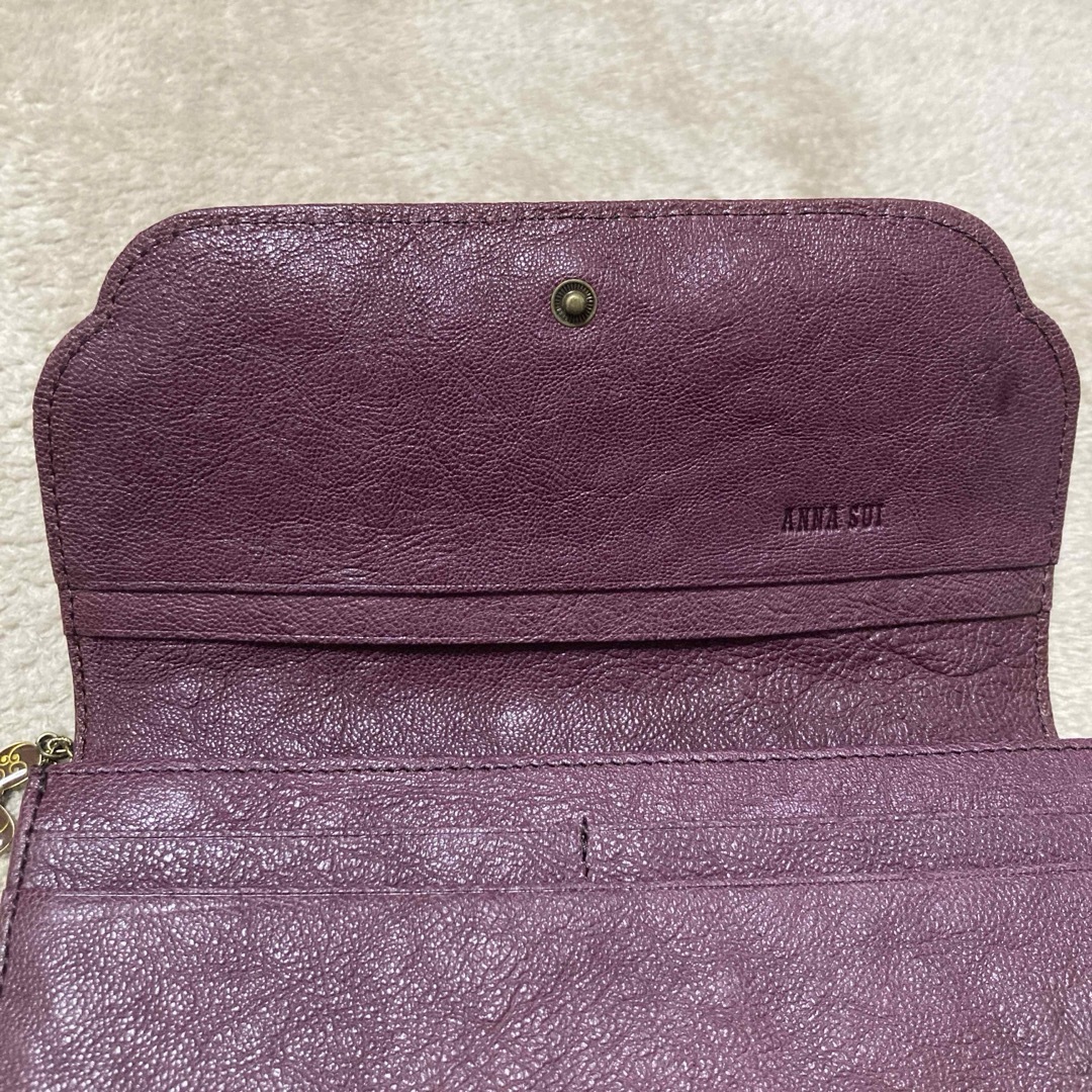 アナスイ ANNA SUI 長財布 ローズウッド ボルドー アナスイ ANNA SUI 長財布 ローズウッド ボルドー