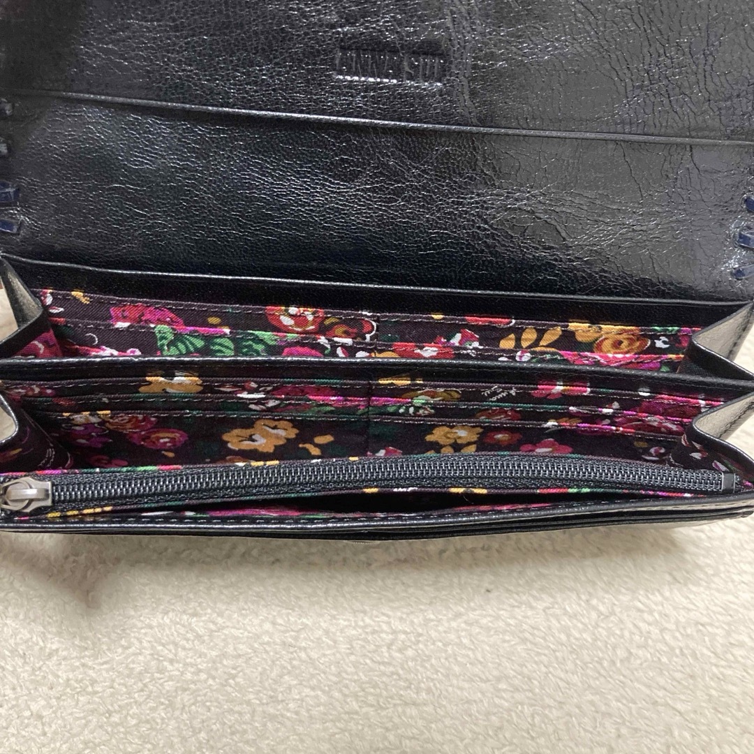 ANNA SUI - ANNA SUI アナスイ 本革 長財布 がま口 ルビー 薔薇 ANNA SUI - ANNA SUI アナスイ 本革 長財布 がま口 ルビー 薔薇