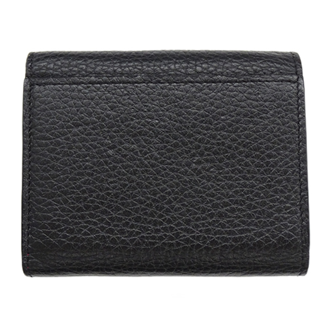 LOUIS VUITTON 三つ折り財布 黒 レザー(グレー レザー 三つ折り LOUIS VUITTON 三つ折り財布 黒 レザー(グレー レザー 三つ折り