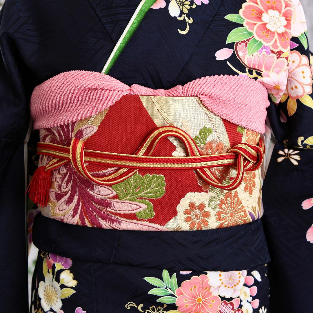 振袖フルセット 振袖セット 振袖 Lサイズ 紺×新古典 美品 成人式 振袖フルセット 振袖セット 振袖 Lサイズ 紺×新古典 美品 成人式