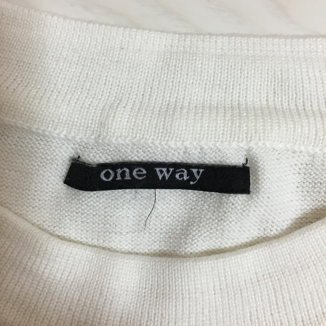 one*way(ワンウェイ)のone way ニット トップス レディースのトップス(カットソー(長袖/七分))の商品写真