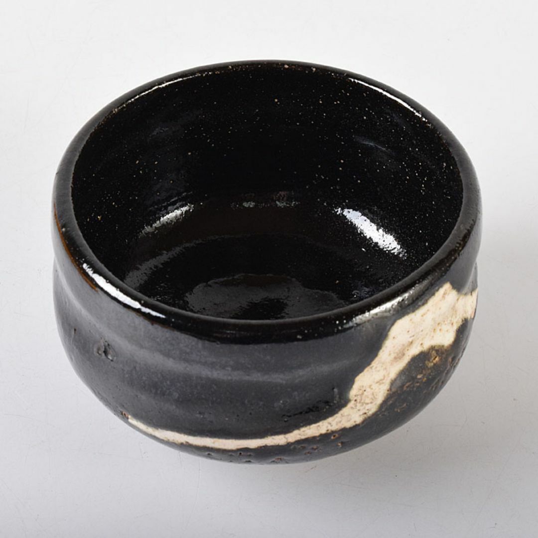茶道具 楽吉左衛門 仙曳好 富士 黒楽茶碗 書付時代箱 V R8027 茶道具 楽吉左衛門 仙曳好 富士 黒楽茶碗 書付時代箱 V R8027