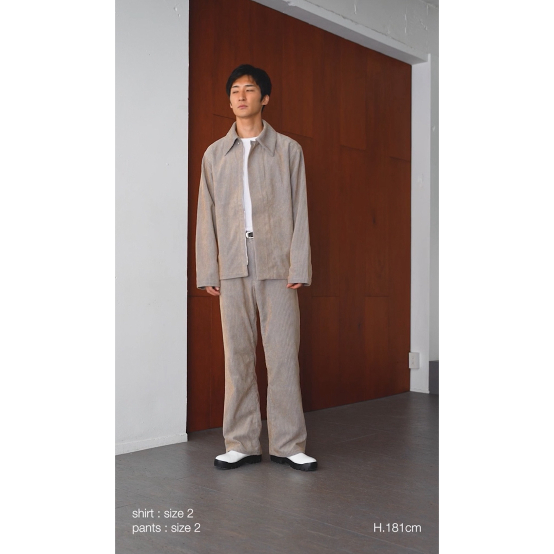 sublations【サブレーションズ】 コーデュロイ セットアップの sublations【サブレーションズ】 コーデュロイ セットアップの