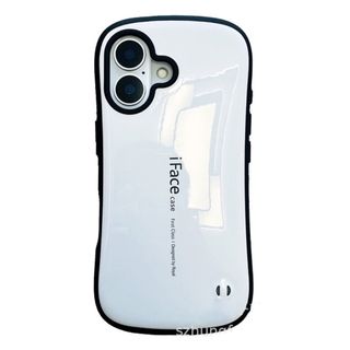 白　新品 未使用　iFace iPhone 16 ケース 耐衝撃　落下防止　傷防(iPhoneケース)