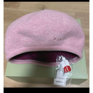 FURLA - ☆新品☆フルラ FURLA ニット ベレー帽 ゴールド FURLA - ☆新品☆フルラ FURLA ニット ベレー帽 ゴールド