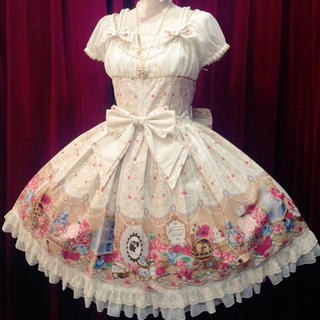 メタモルフォーゼタンドゥフィーユ(metamorphose temps de fille)の最終値下！美品♡メタモルフォーゼMajestic princess半袖ワンピース(ひざ丈ワンピース)