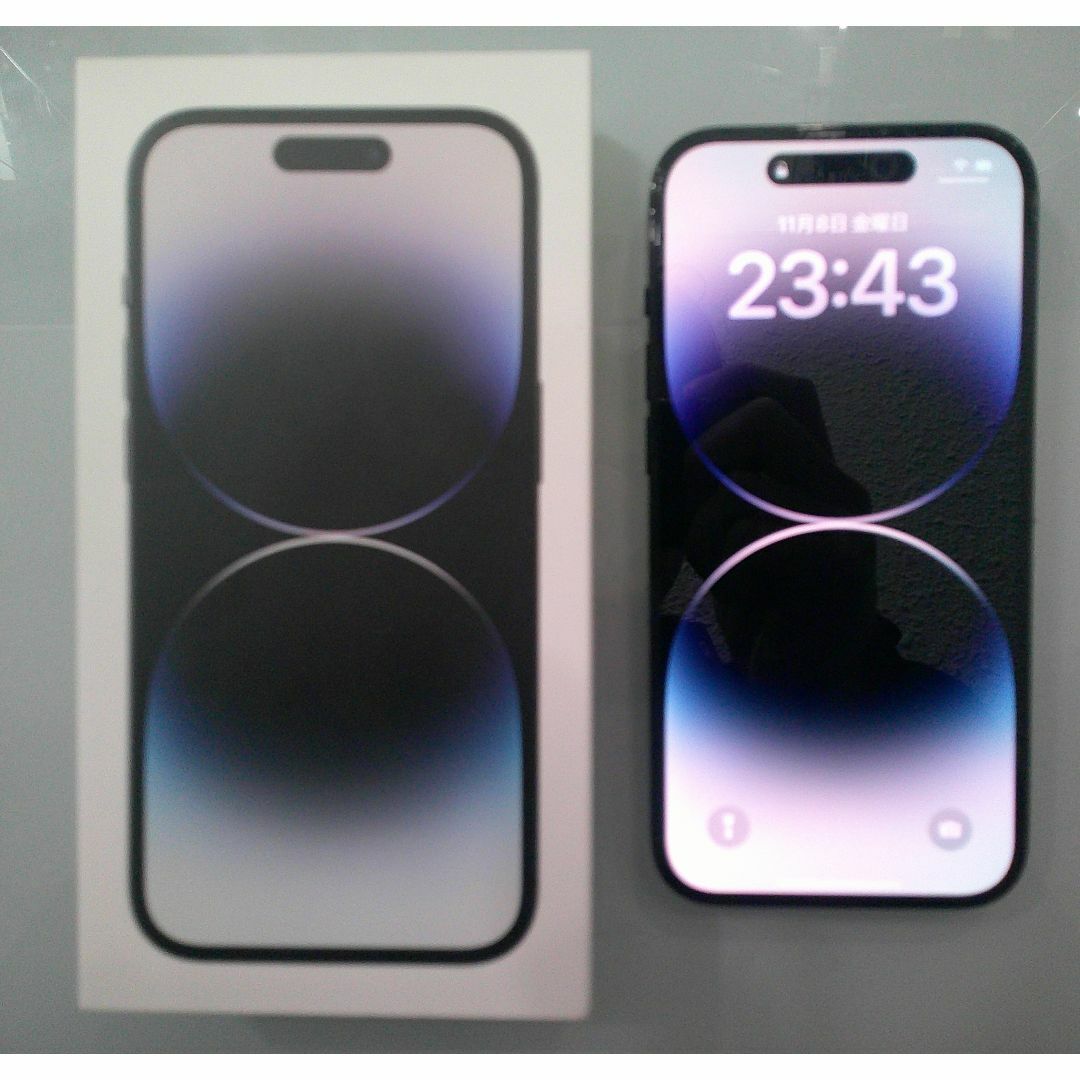 iPhone - ★美品 iPhone14 pro 128GB スペースブラック 付属あり★