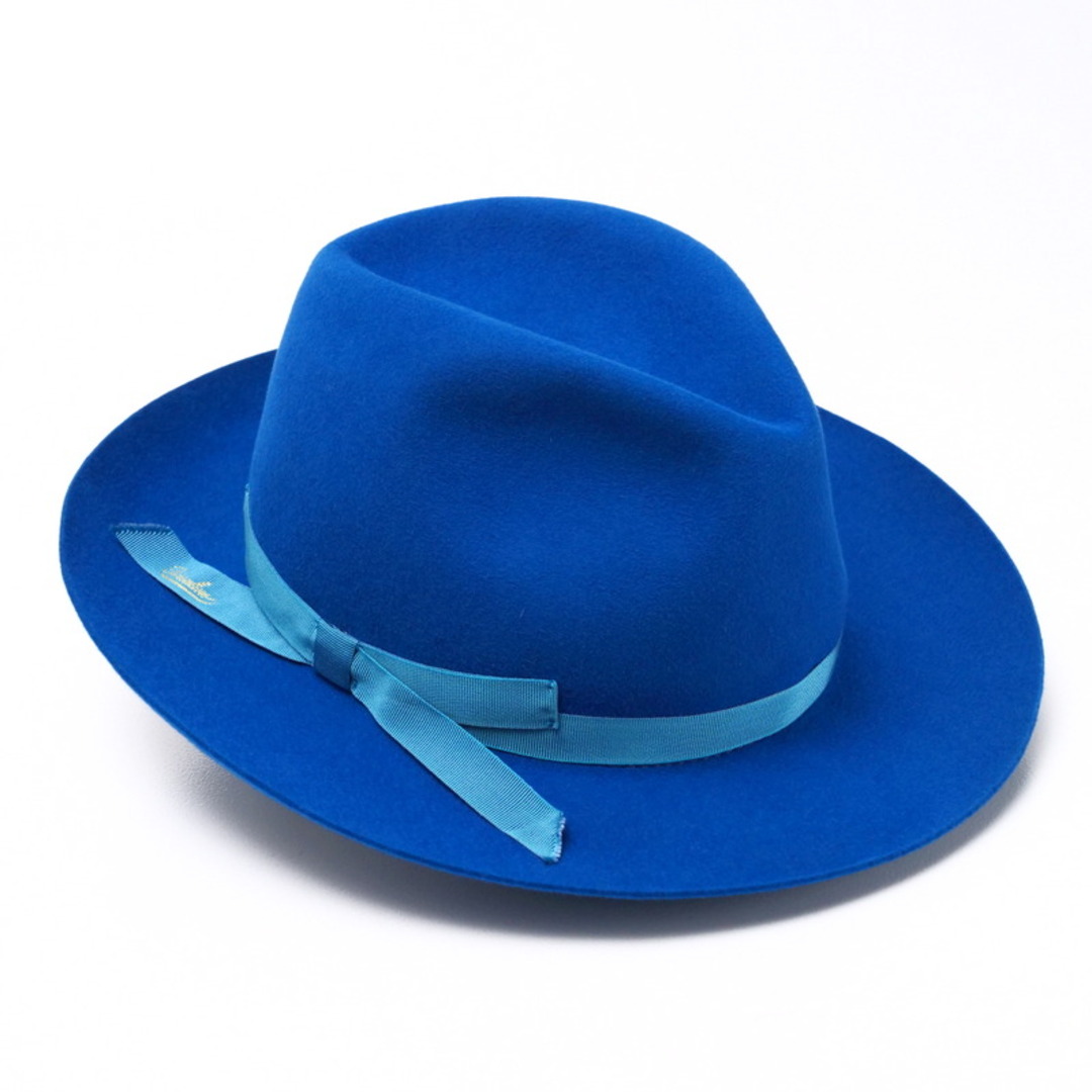 Borsalino - ■未使用品■Borsalino ボルサリーノ ハット サイズ57 帽子 フェルトハット ソフト帽 中折れハット イタリア製 20241108/RA1982