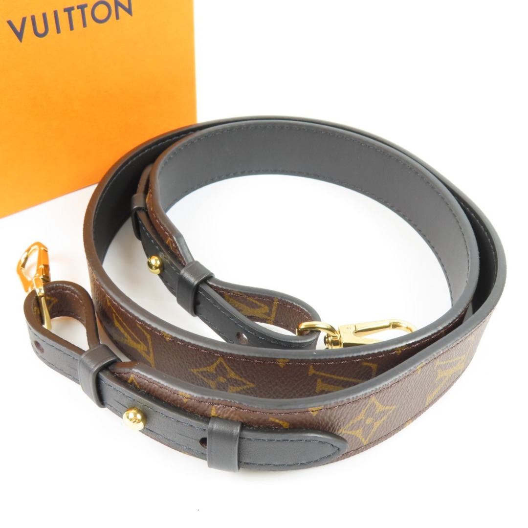 LOUIS VUITTON - 未使用品 LOUIS VUITTON ルイヴィトン 現行 ショルダーストラップ XL 22年製 バッグ用 調節可 最長111cm モノグラム ショルダーストラップ PVC/レザー ブラウン ユニセックス【中古】