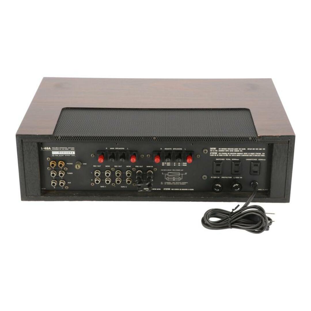 LUXMAN ラックスマン/プリメインアンプ/L-48A/G0503944/Bランク LUXMAN ラックスマン/プリメインアンプ/L-48A/G0503944/Bランク