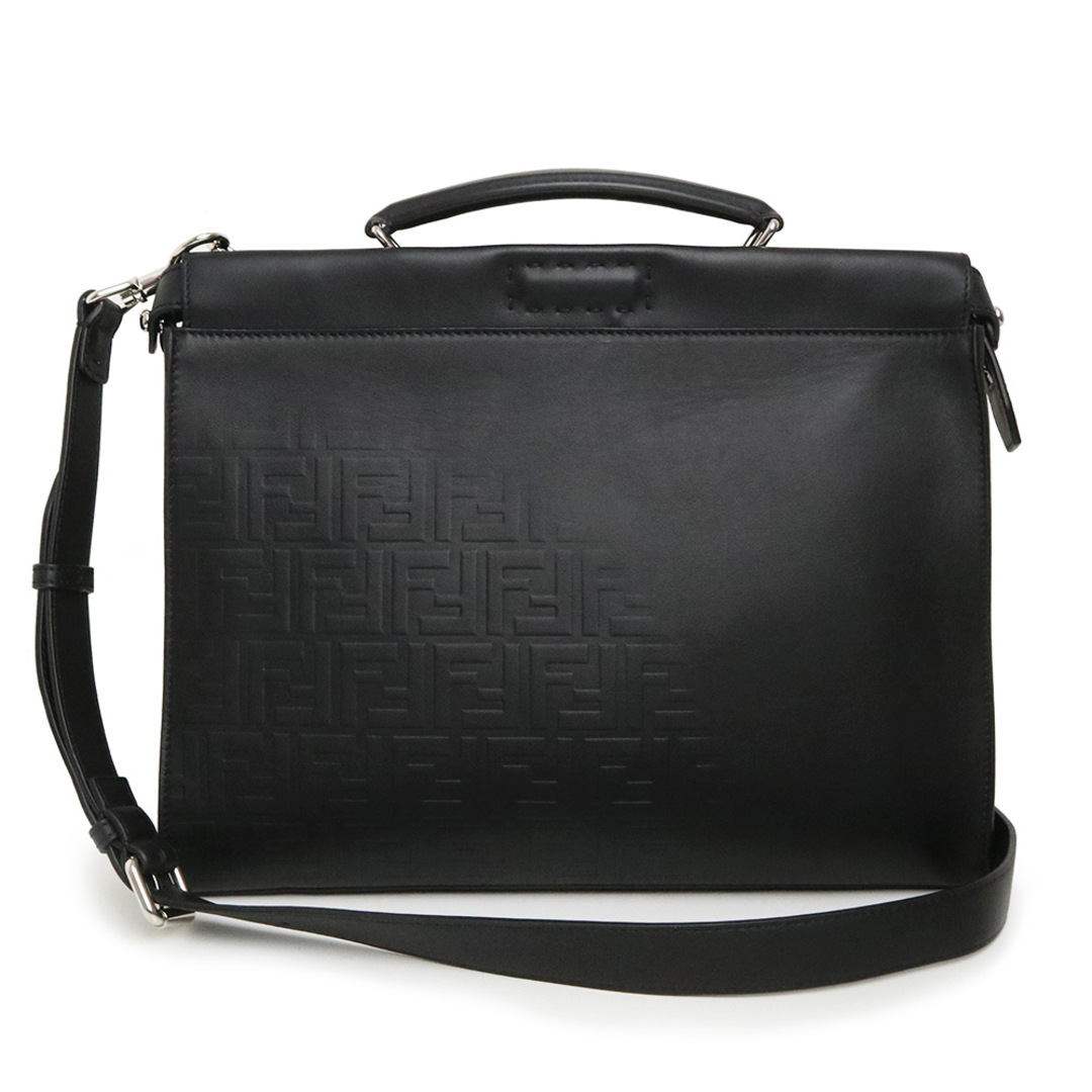 FENDI フェンディ ピーカブー ズッカ カーフレザー 2wayビジネス FENDI フェンディ ピーカブー ズッカ カーフレザー 2wayビジネス