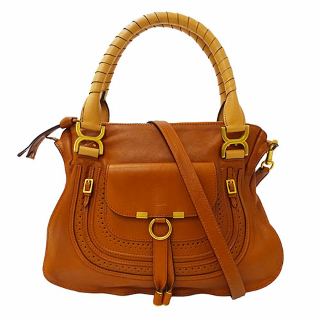Chloe - クロエ Chloe バッグ レディース ブランド ハンドバッグ ショルダーバッグ 2way レザー ブラウン 肩掛け 手持ち おしゃれ 可愛い おでかけ 【中古】