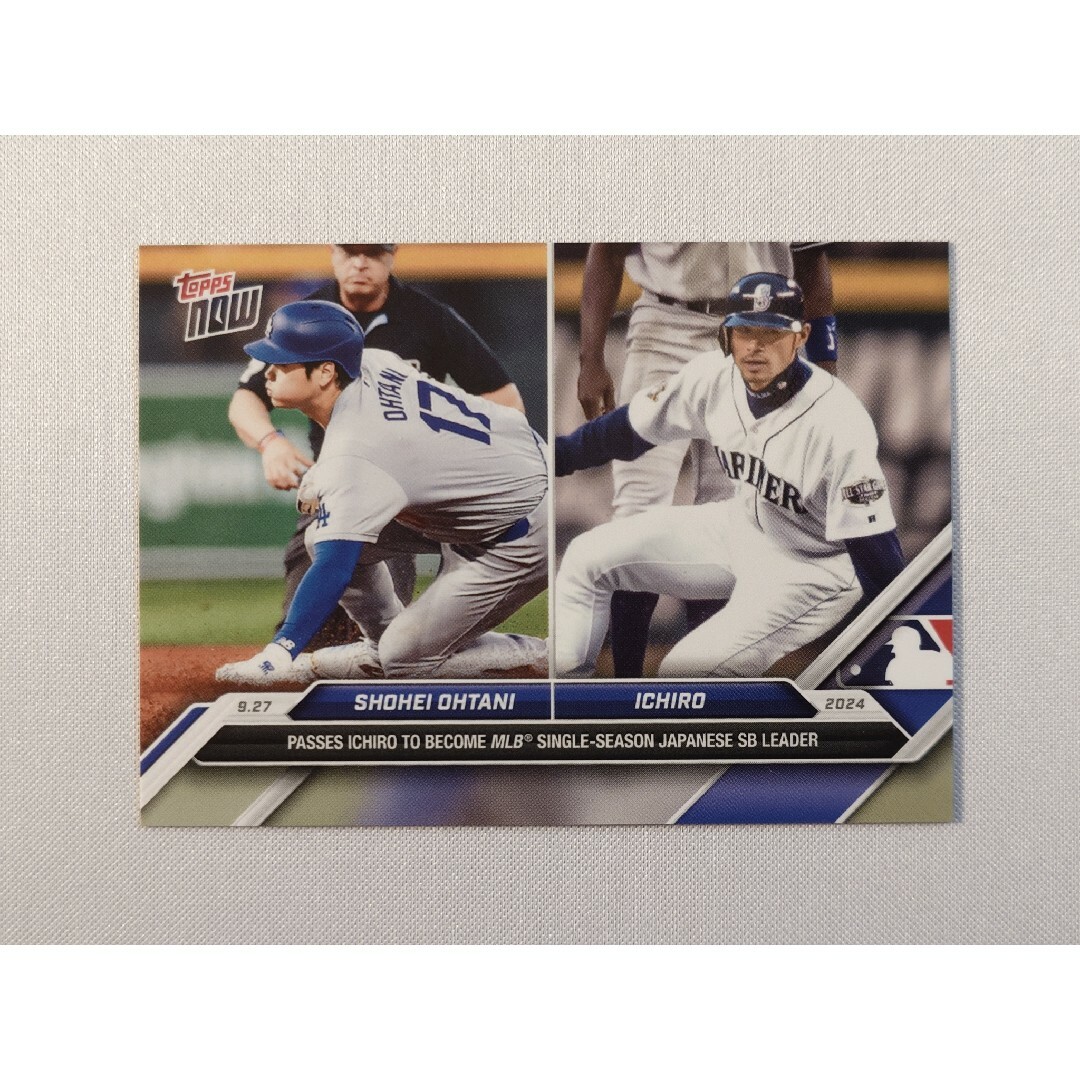 49シリアル 大谷翔平/イチロー 2024 topps 覚まさ now #768 49シリアル 大谷翔平/イチロー 2024 topps 覚まさ now #768