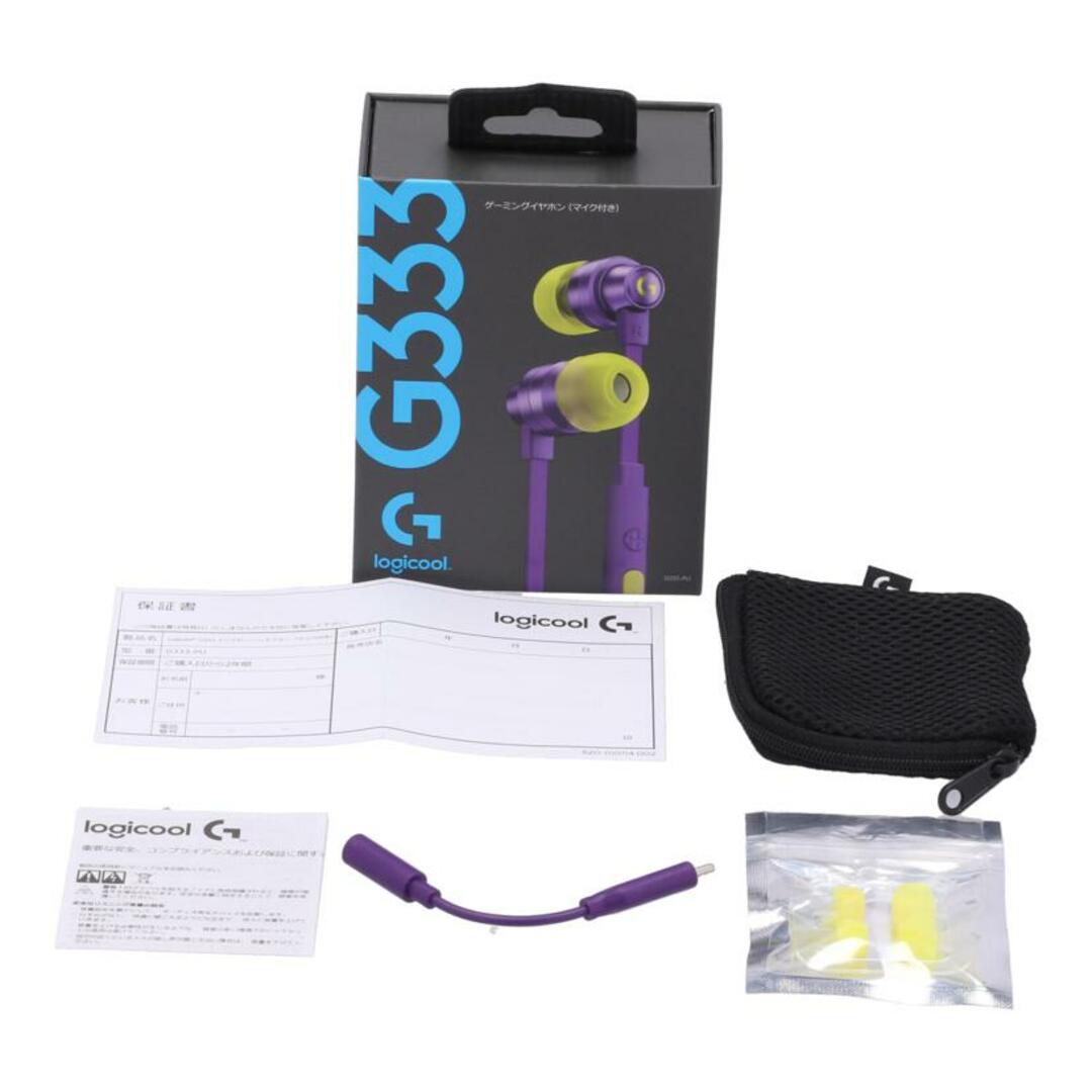 logicool ロジクール/ゲーミングイヤホン/G333/2143gg013hz9/B logicool ロジクール/ゲーミングイヤホン/G333/2143gg013hz9/B