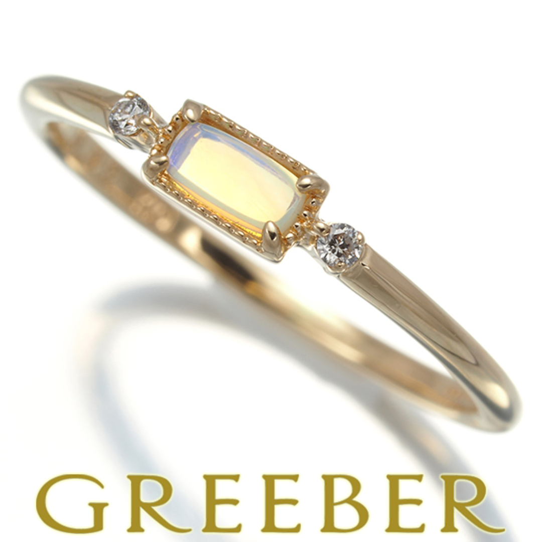 agete - アガット リング オパール ダイヤ ダイヤモンド 0.02ct agete - アガット リング オパール ダイヤ ダイヤモンド 0.02ct
