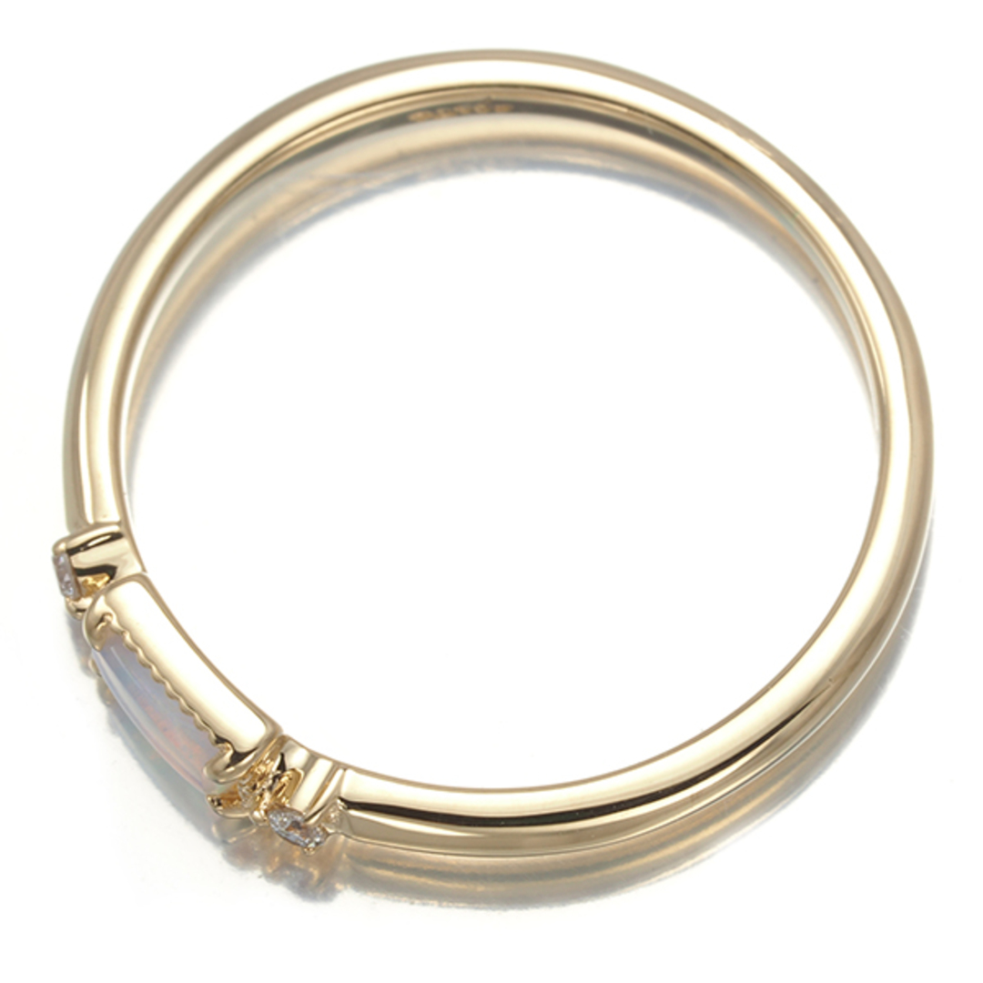 agete - アガット リング オパール ダイヤ ダイヤモンド 0.02ct agete - アガット リング オパール ダイヤ ダイヤモンド 0.02ct