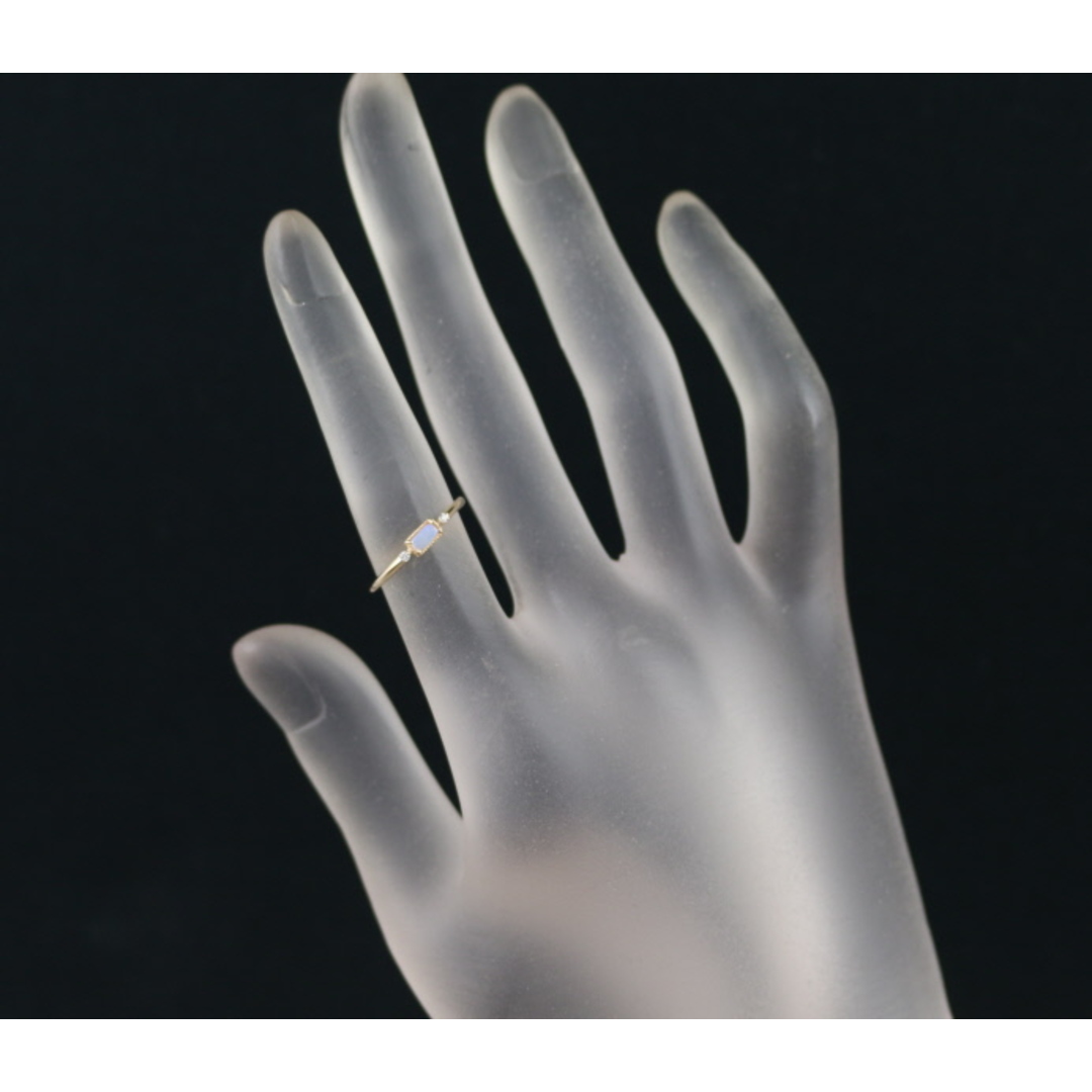 agete - アガット リング オパール ダイヤ ダイヤモンド 0.02ct agete - アガット リング オパール ダイヤ ダイヤモンド 0.02ct