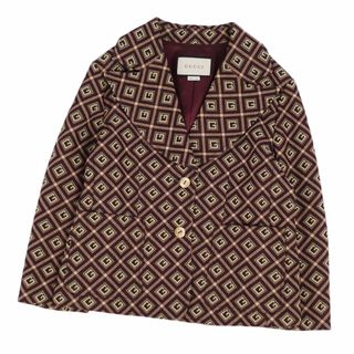 GUCCI - 極美品 グッチ GUCCI ジャケット Gジャガード ハーフ GUCCI - 極美品 グッチ GUCCI ジャケット Gジャガード ハーフ