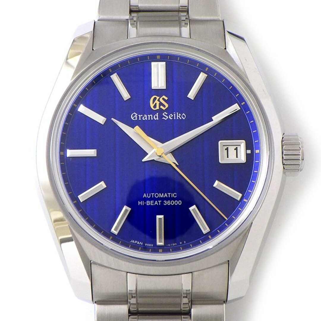 グランドセイコー Grand SEIKO 腕時計 ヘリテージコレクション SBGH319 日本橋三越350周年記念 80本限定モデル ストライプ ブルー文字盤 カレンダー 裏スケ SS 自動巻き 【箱・保付き】 【中古】