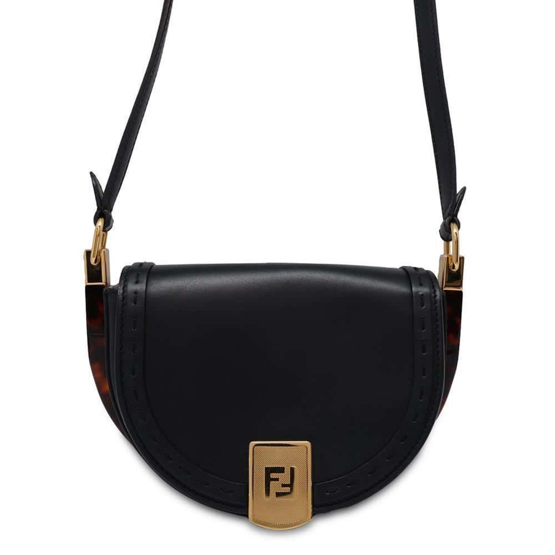 FENDI - フェンディ ショルダーバッグ ムーンライト レザー 8BT346 FENDI バッグ 黒