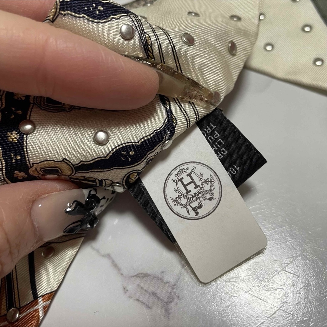 HERMES - エルメス ツイリー 2024AW グランアパラ スタッズの HERMES - エルメス ツイリー 2024AW グランアパラ スタッズの