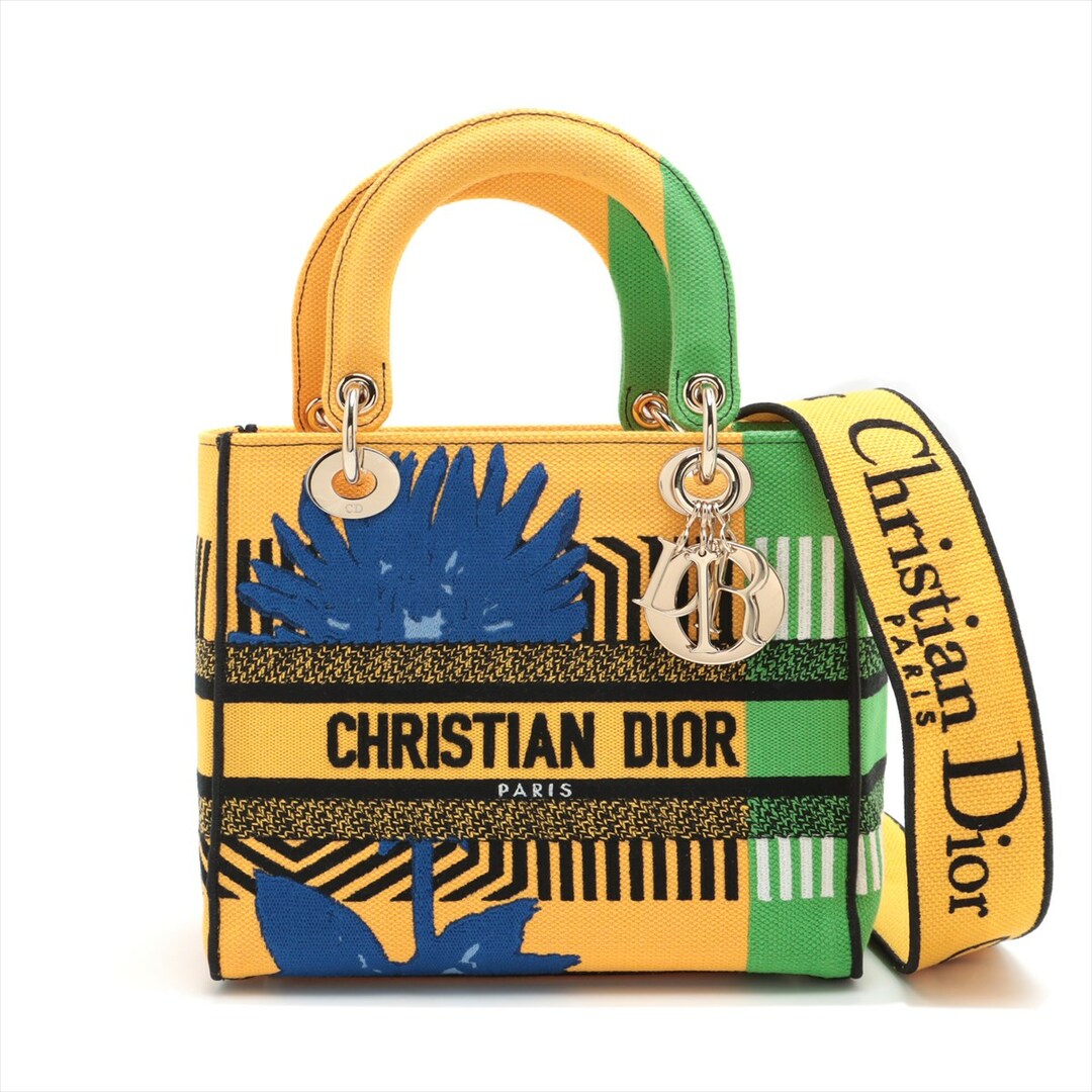 Christian Dior - クリスチャンディオール  キャンバス  マルチカラー レディース ハンドバ